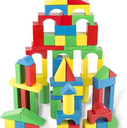 Melissa & Doug Wooden Building Set